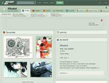 Tablet Screenshot of kitsukei.deviantart.com