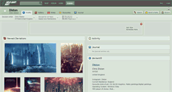 Desktop Screenshot of diston.deviantart.com