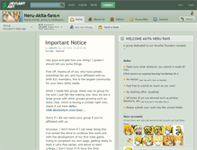 Tablet Screenshot of neru-akita-fans.deviantart.com