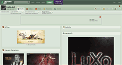 Desktop Screenshot of luxo-art.deviantart.com