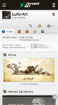 Mobile Screenshot of luxo-art.deviantart.com
