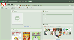 Desktop Screenshot of kumacan.deviantart.com
