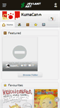 Mobile Screenshot of kumacan.deviantart.com