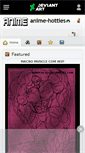 Mobile Screenshot of anime-hotties.deviantart.com