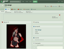 Tablet Screenshot of hot-design.deviantart.com
