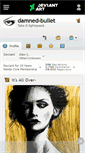 Mobile Screenshot of damned-bullet.deviantart.com
