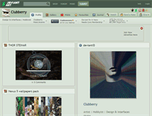 Tablet Screenshot of clubberry.deviantart.com