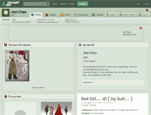 Tablet Screenshot of jezi-chan.deviantart.com