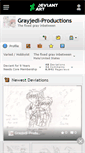 Mobile Screenshot of grayjedi-productions.deviantart.com