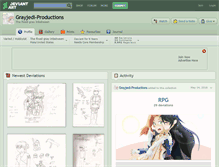Tablet Screenshot of grayjedi-productions.deviantart.com
