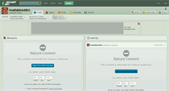 Desktop Screenshot of insatiableaddict.deviantart.com