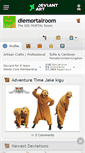 Mobile Screenshot of diemortalroom.deviantart.com