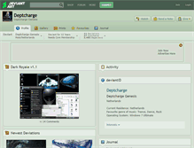 Tablet Screenshot of deptcharge.deviantart.com