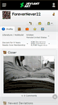 Mobile Screenshot of forevernever22.deviantart.com