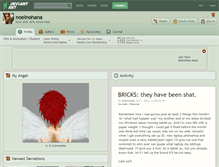 Tablet Screenshot of noelnohana.deviantart.com
