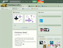 Tablet Screenshot of hetaliapapercrafts.deviantart.com