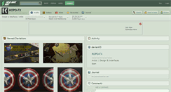 Desktop Screenshot of kopo-fx.deviantart.com