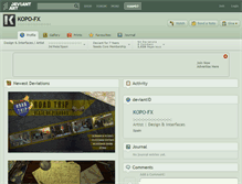 Tablet Screenshot of kopo-fx.deviantart.com