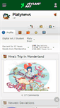 Mobile Screenshot of platynews.deviantart.com