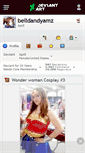 Mobile Screenshot of belldandyamz.deviantart.com