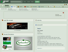 Tablet Screenshot of leezo.deviantart.com