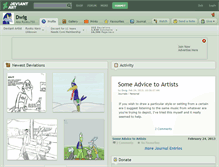 Tablet Screenshot of dwig.deviantart.com