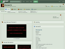Tablet Screenshot of khcraze16.deviantart.com