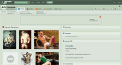 Desktop Screenshot of manqube.deviantart.com