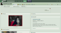 Desktop Screenshot of mischievous-smile.deviantart.com