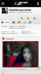 Mobile Screenshot of mischievous-smile.deviantart.com