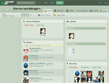 Tablet Screenshot of brawlers-and-bakugan.deviantart.com