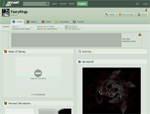 Tablet Screenshot of faeryrings.deviantart.com