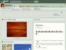 Tablet Screenshot of ellenstock.deviantart.com