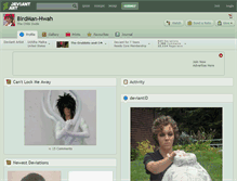 Tablet Screenshot of birdman-hwah.deviantart.com