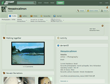 Tablet Screenshot of nessaancalimon.deviantart.com