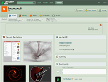 Tablet Screenshot of boooooooob.deviantart.com