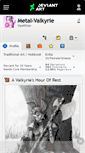 Mobile Screenshot of metal-valkyrie.deviantart.com