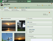 Tablet Screenshot of kinky-style.deviantart.com