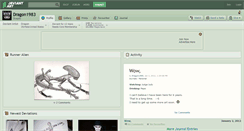 Desktop Screenshot of dragon1983.deviantart.com