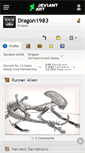 Mobile Screenshot of dragon1983.deviantart.com