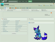Tablet Screenshot of kratosmr.deviantart.com