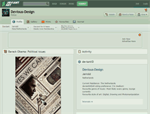 Tablet Screenshot of devious-design.deviantart.com