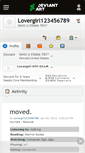 Mobile Screenshot of lovergirl123456789.deviantart.com