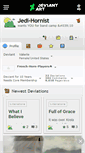 Mobile Screenshot of jedi-hornist.deviantart.com