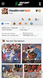 Mobile Screenshot of masabowser.deviantart.com