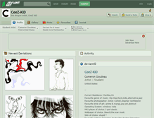 Tablet Screenshot of ceez-kid.deviantart.com