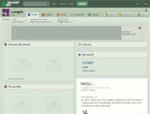 Tablet Screenshot of lunaplz.deviantart.com