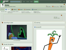 Tablet Screenshot of deloty.deviantart.com