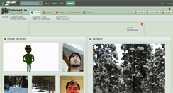Desktop Screenshot of demoned146.deviantart.com