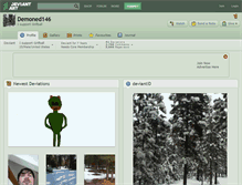 Tablet Screenshot of demoned146.deviantart.com